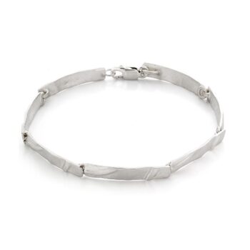 N° 73 Silver organiasche gemaakte armband