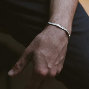 Men's bracelet_silver_N°212_ines bouwen jewelry