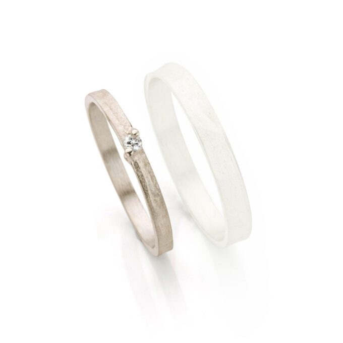 White gold wedding rings for women with diamonds