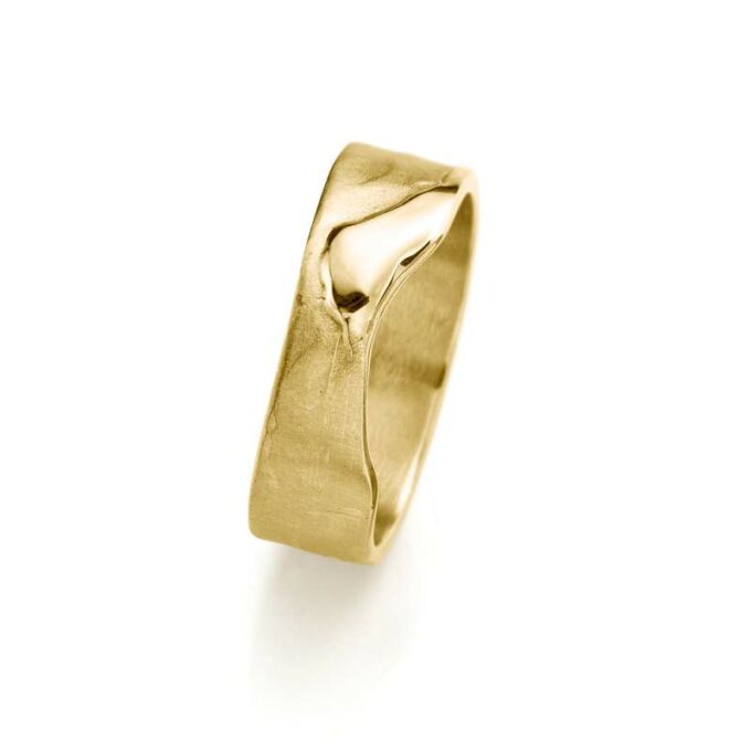 N° 3 Man Handmade white gold ring - Ines Bouwen Jewelry