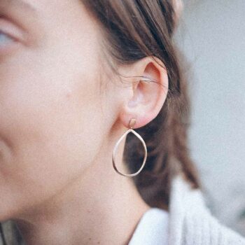 N° 056 rose gold earrings