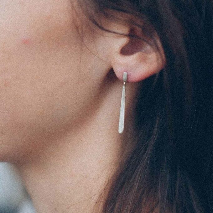 N° 057 Silver earrings