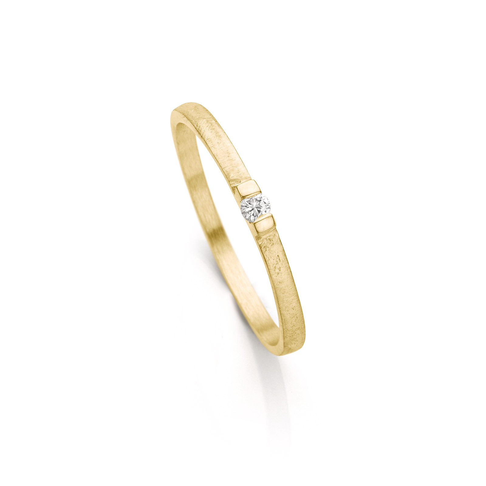 Koop Verlovingsring Sarolta in 2.4 Karaat Ovaal geslepen 14K Wit & Geel
