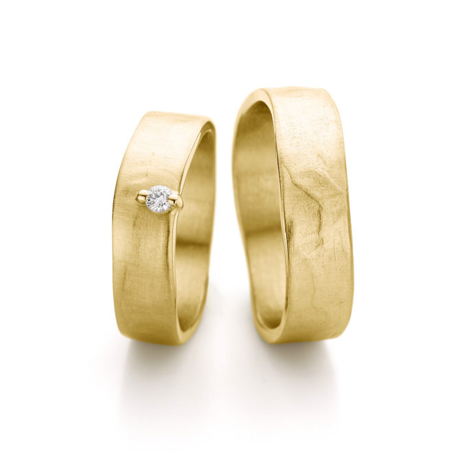 Wedding bands N° 11-2_1 yellow gold
