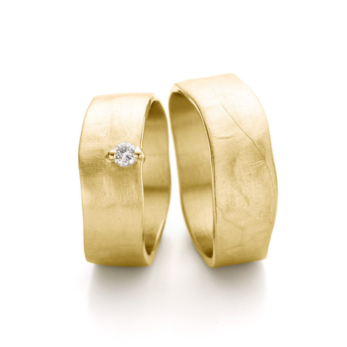 Wedding rings N° 11-1_1 yellow gold