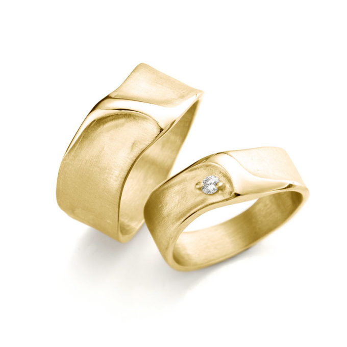 Wedding rings N° 34_1 yellow gold