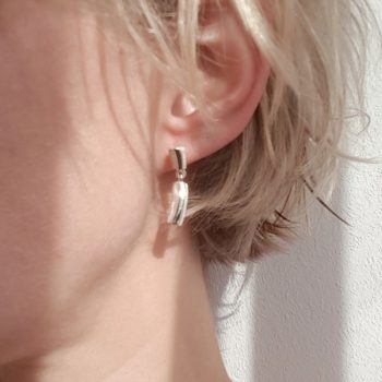 Zilveren oorbellen N° 12 model