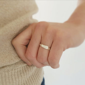 Zilveren ring N° 024 model