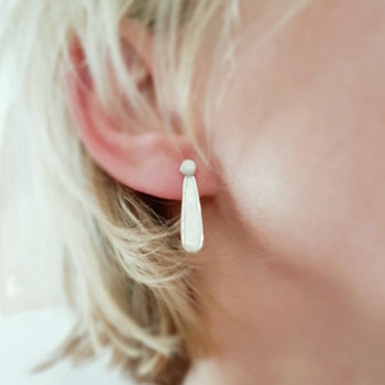 Silver stud earrings N° 80 model