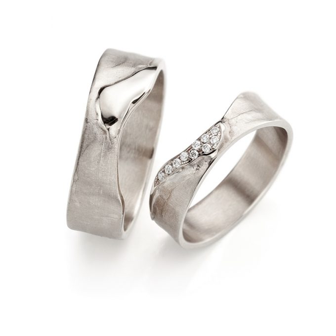 White gold wedding rings N° 3_10