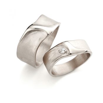 White gold wedding rings N° 34_1