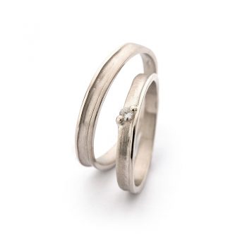 White gold wedding rings N° 40_1